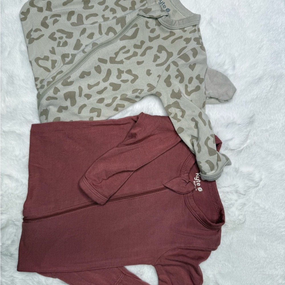 Kyte BABY Leopard Print and Solid Sleepers